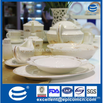 new bone china tableware square shape houseware kitchen and dining dinner set
